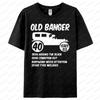40th Mens Age Short Sleeve 40 Birthday Funny TShirt Old Banger Humorous Funny Design Printed Tshirt Men Summer Round Neck Tee