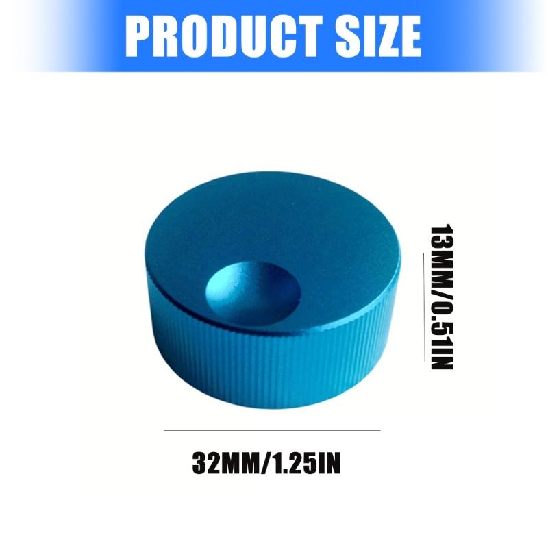 5 Stück massive Aluminiumlegierung Musikknöpfe 32x13mm Lautstärkeregler für sanfte Lautstärkeregelung Mattes Finish