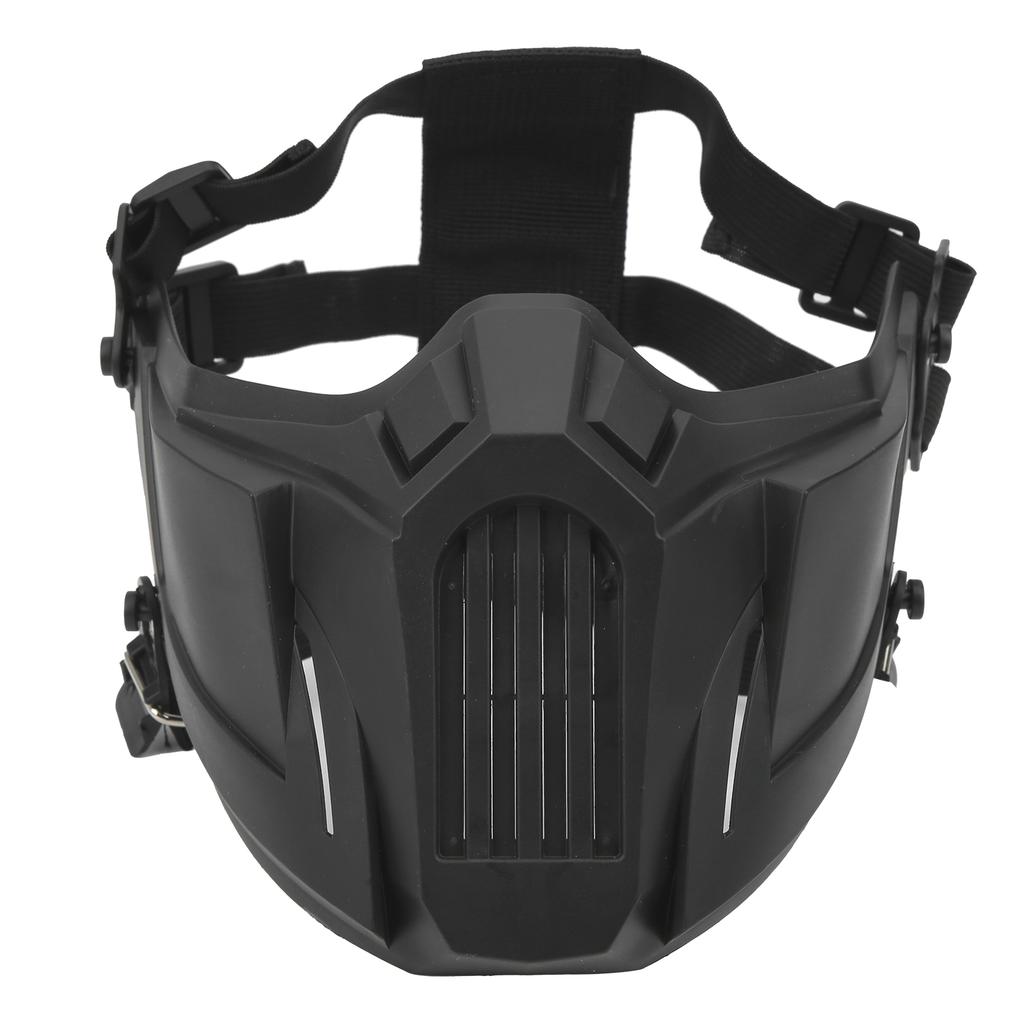 CS Face Shield Protective Half Face Cover Breathable Wear Resisitant Outdoor Gaming Equipment