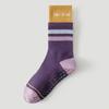 Women's Mid-Calf Non-Slip Yoga Socks - Pure Cotton, Silicone Grip, Seamless for Pilates and Indoor Fitness