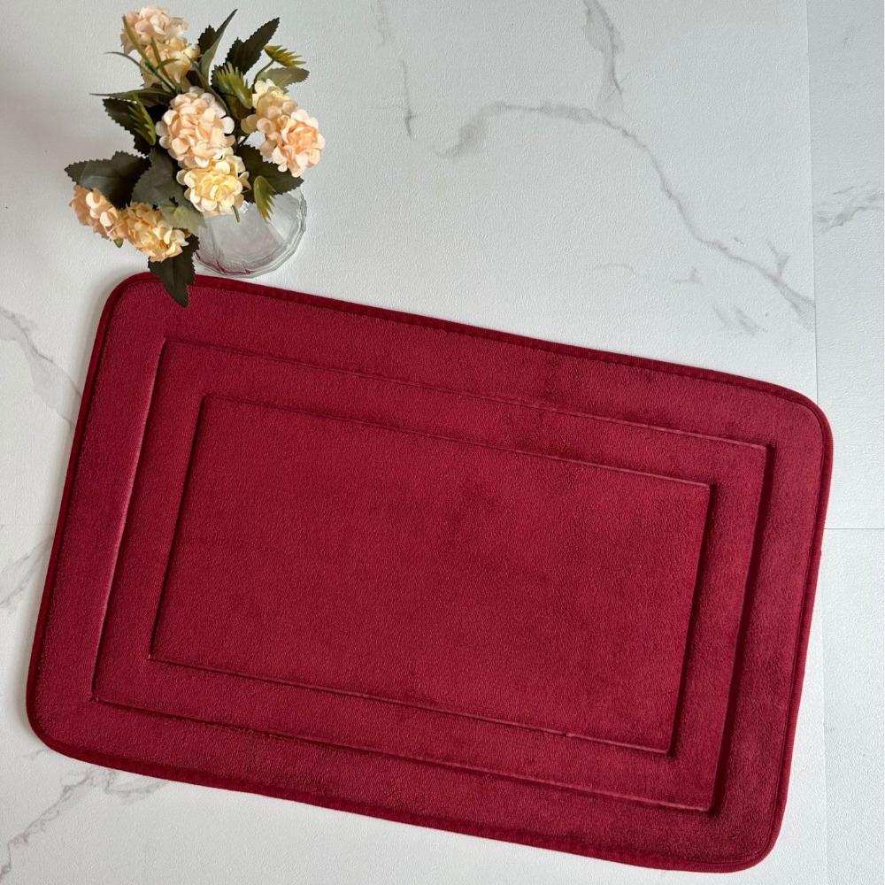 Thickening Bathroom Cashmere Mat Bath Non-slip Carpets In Wash Basin Bathtub  Floor Rug Shower Room Doormat Memory Foam 3D Pad