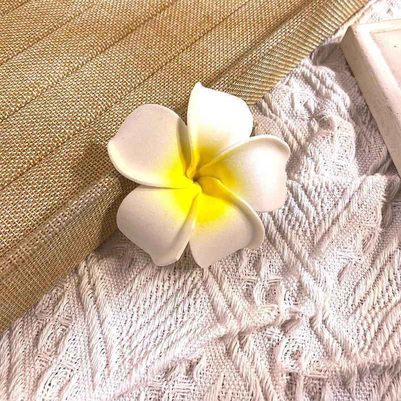 Fermagli per capelli a forma di fiore di giglio per donne ragazze Barretta Clip a pinza di granchio Fermagli per capelli per coda di cavallo Copricapo da bagno spiaggia Accessori per capelli