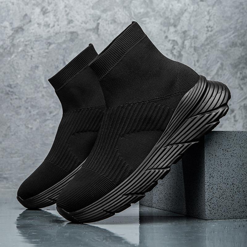 Jinjiang platform socks shoes four seasons breathable and comfortable large size lightweight casual sports shoes