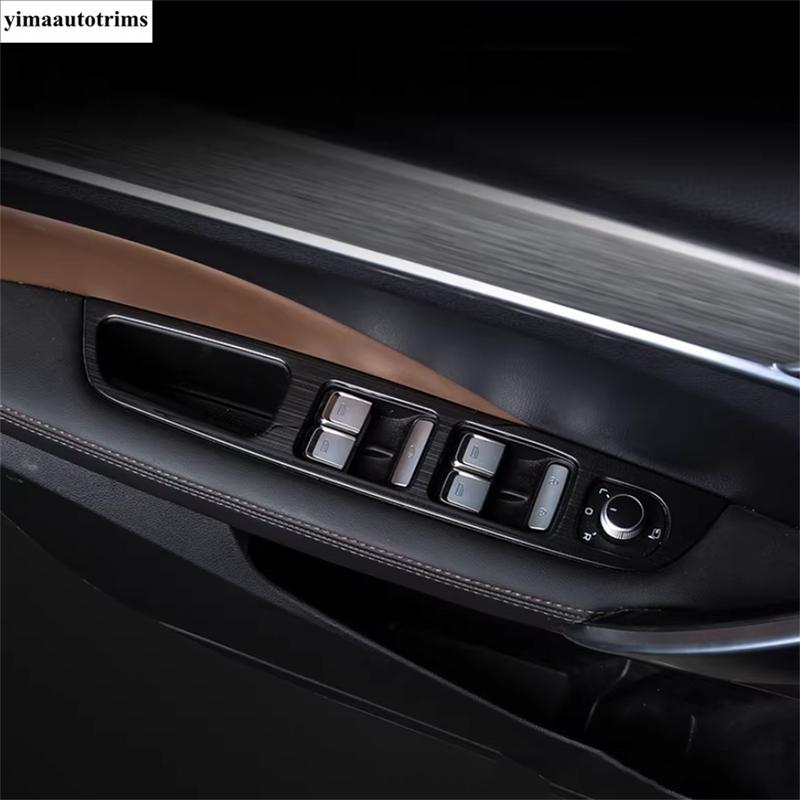 Car Inner Armrest Window Glass Lifting Button Switch Panel Cover Trim Accessories For Geely Coolray SX11 BelGee X50 2024 2025