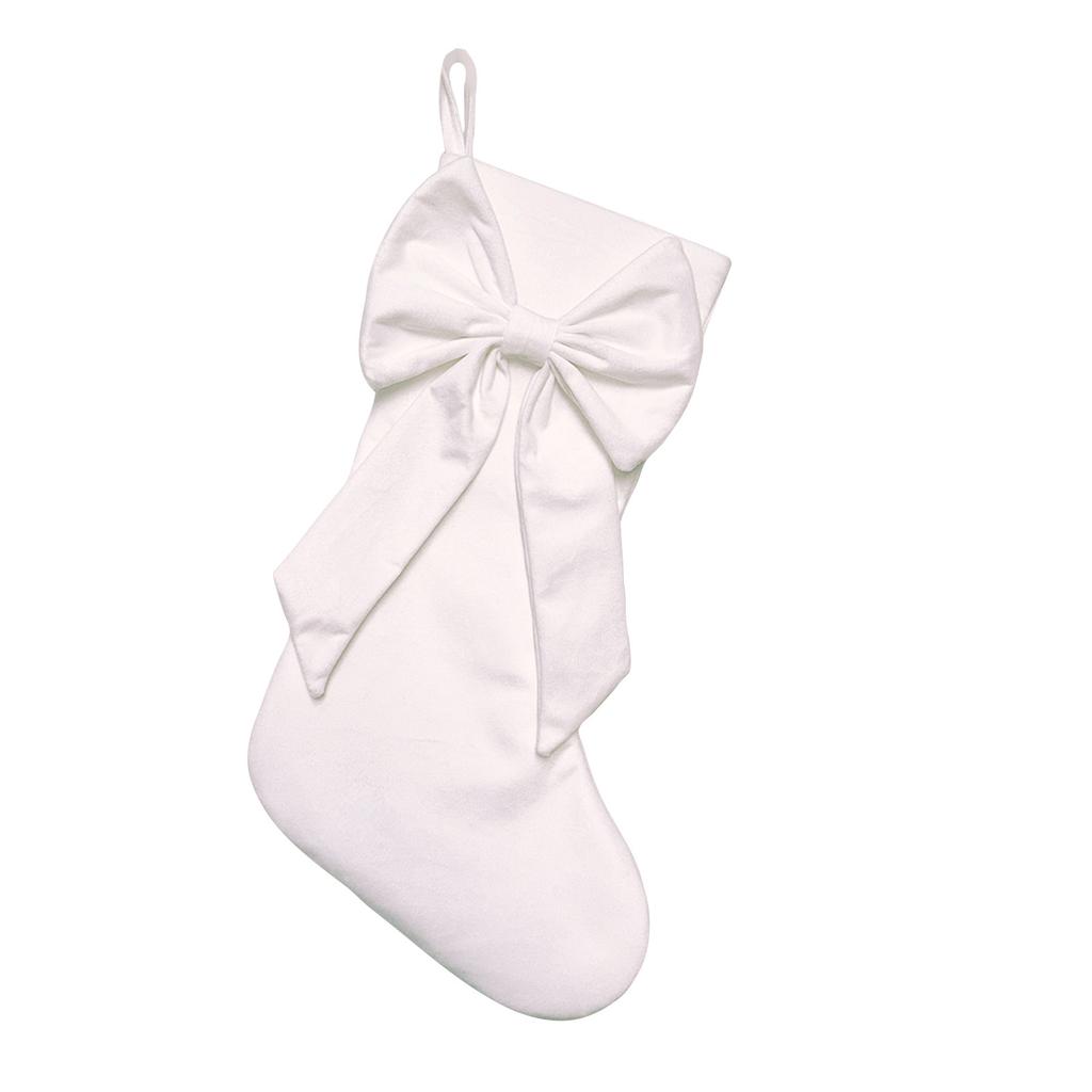 Christmas Bow Velvet Socks, Velvet Christmas Socks, Candy Bags, Bow Gift Bags, Large Bow Sock Gift Bags