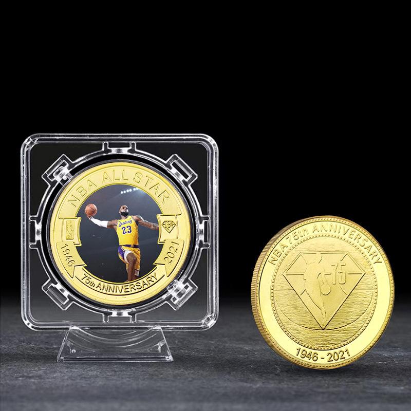 Commemorative Coins, Commemorative Medals, NBA Basketball Merchandise Gifts