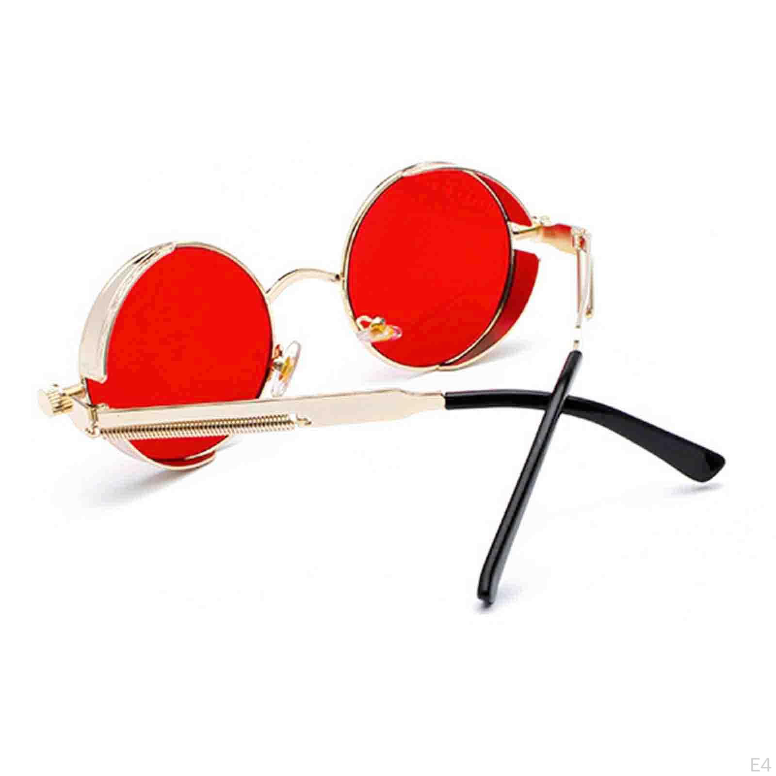 Классические металлические солнцезащитные очки в стиле стимпанк в стиле ретро — фото 4