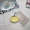 Stylish Leather Keychain Holder Mini Pouch For Earphones Compact Design Sturdy Metal Clip Accessory For Daily Essential