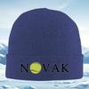 Tennis Ball,letters Name Black Background Design Men Women Unisex Knitted Hat Beanie Pullover Cap Winter Thermal Warm Christmas