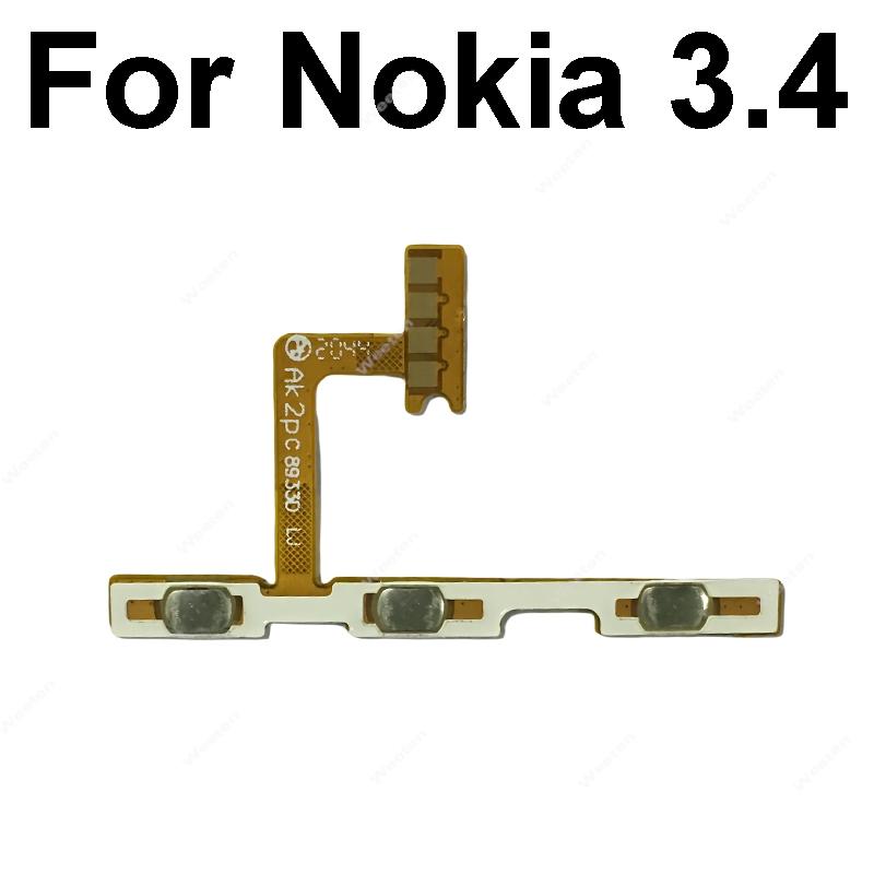 Per Nokia 2.2 3.2 4.2 6.2 7.2 1.3 2.3 5.3 8.3 1.4 2.4 3.4 5.4 Tasto Laterale Volume Accensione Cavo Flessibile