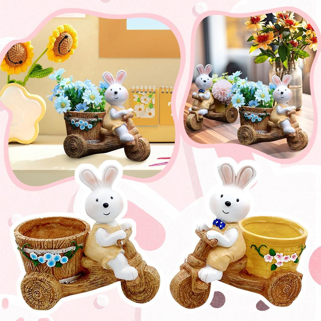 Creative Flower Pots, Courtyard Balcony Decorations, Creative Resin Crafts Ornaments, Outdoor Garden Decorations
