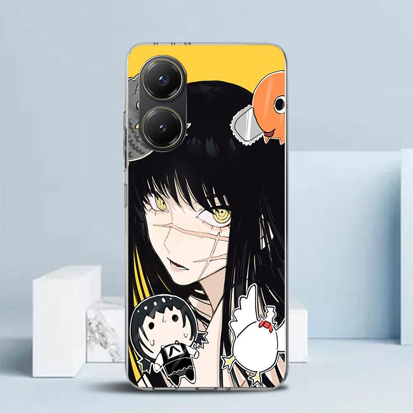 C-Chainsaw Mans Yoru War Devil Phone Case For Xiaomi Poco F7 Ultra X5 X6 X7 Pro M7 Redmi 15C 15 13C 13 12C 12 10C 10 10A 9 9C 9A
