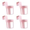 Travel Drink Access Hanging Cup Basket Pack of 4 for Boats Motorhomes and Vehicles, Hook-On Plastic Cup Frame Plus