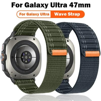 Sports Nylon Loop Strap For Samsung Galaxy Watch Ultra 47mm LTE Band Correa For GALAXY WATCH ULTRA 47MM Mens Adjustable Bracelet