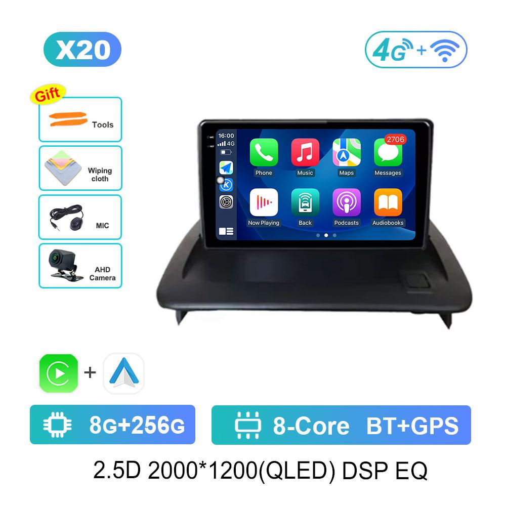 Car Radio Multimedia Player DSP Stereo Android 14 WiFi for Volvo C30 S40 V50 C70 2004 - 2012 GPS Navigation 4G Bluetooth