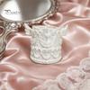 Multifunctional Desk Organizer 3D Printed Pen Holder, Large Capacity Dual-Purpose Makeup Brush Cute And Holder Pearlescent Angel Wing Relief