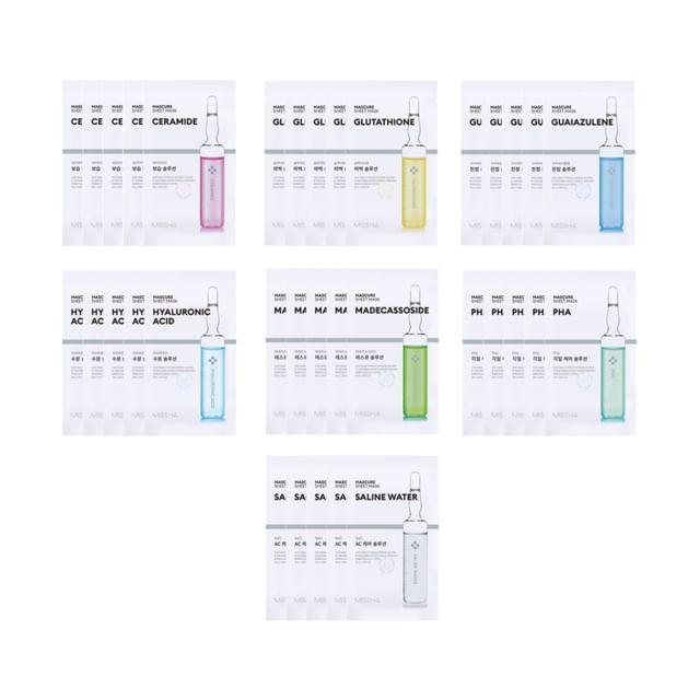 MISSHA - Mascure Sheet Mask Bundle Set - 7 Types Madecassoside