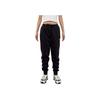 Tape Loose Mid Waist Breathable Drawstring Cuffed Knit Sports Pants Men Pants 693004-01