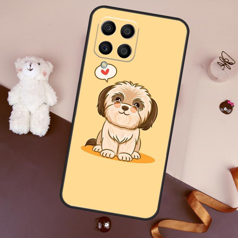 Cartoon Shih Tzu Dog Case For Samsung Galaxy M36 M55 M35 M15 M56 M16 M54 M14 M34 M31 M11 M13 M53 M12 M32 M52 M06