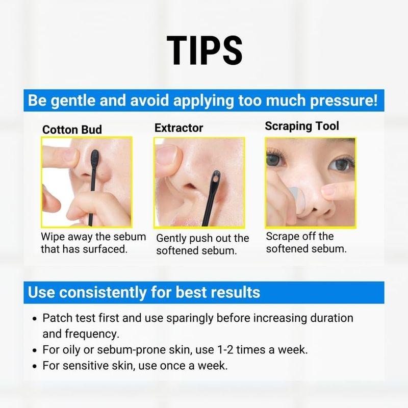 JUMISO - Blackhead Melting Softener 150ml & 40 Cotton Pads Set