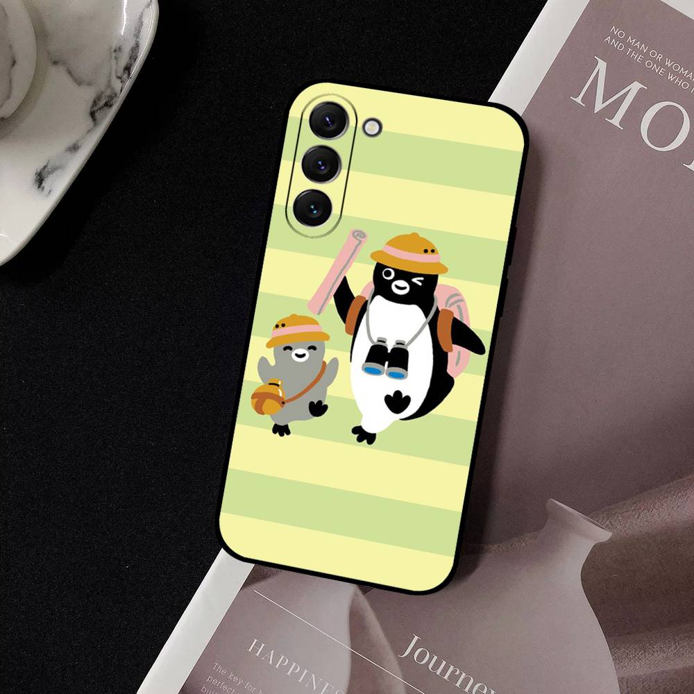 Cute P-Pingu Penguin Phone Case For Samsung Galaxy S21 S22 S23 S24ULTRA S25ULTRA FE Ultra Plus5G A52S S26 Soft Cover
