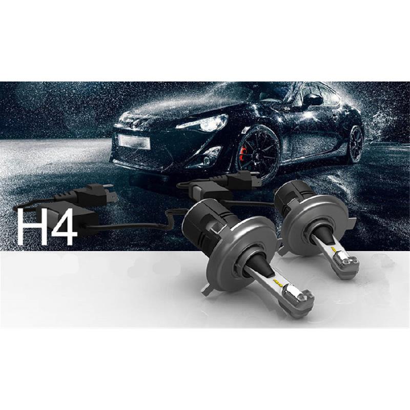 H4/9003/Hb2 Led Bulb Hi-Lo Beam Headlight Car Auto Fog Light Csp Chip 48W 7200Lm