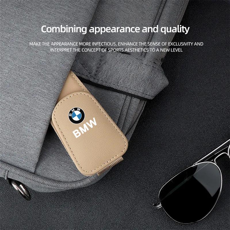 DKHN5 Car Glasses Sun Visor Box Auto Sunglasses Clip Card Accessories For BMW G30 G32 G01 G02 G05 G06 G07 G26 G23 G22 F40 F20 G08 G16