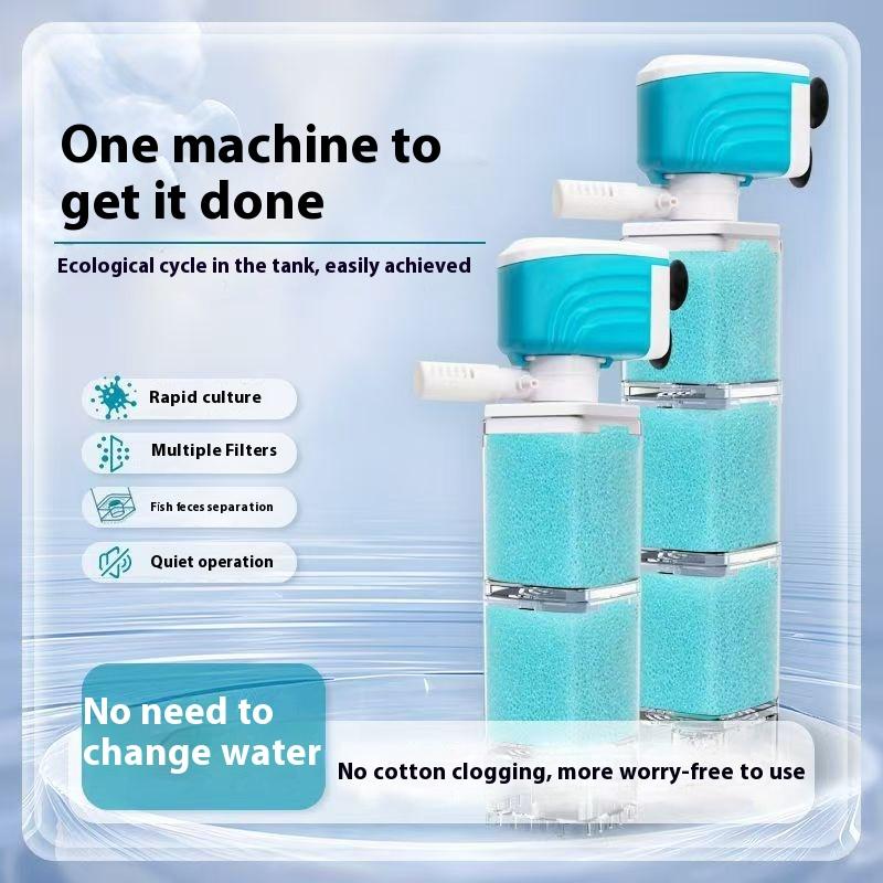 Automatický Akvarijní Filtrační Systém Akvarijní Vestavěný Filtr Okysličená Cirkulace Vody Proti Zpětnému Toku Produkty Vodního Filtru