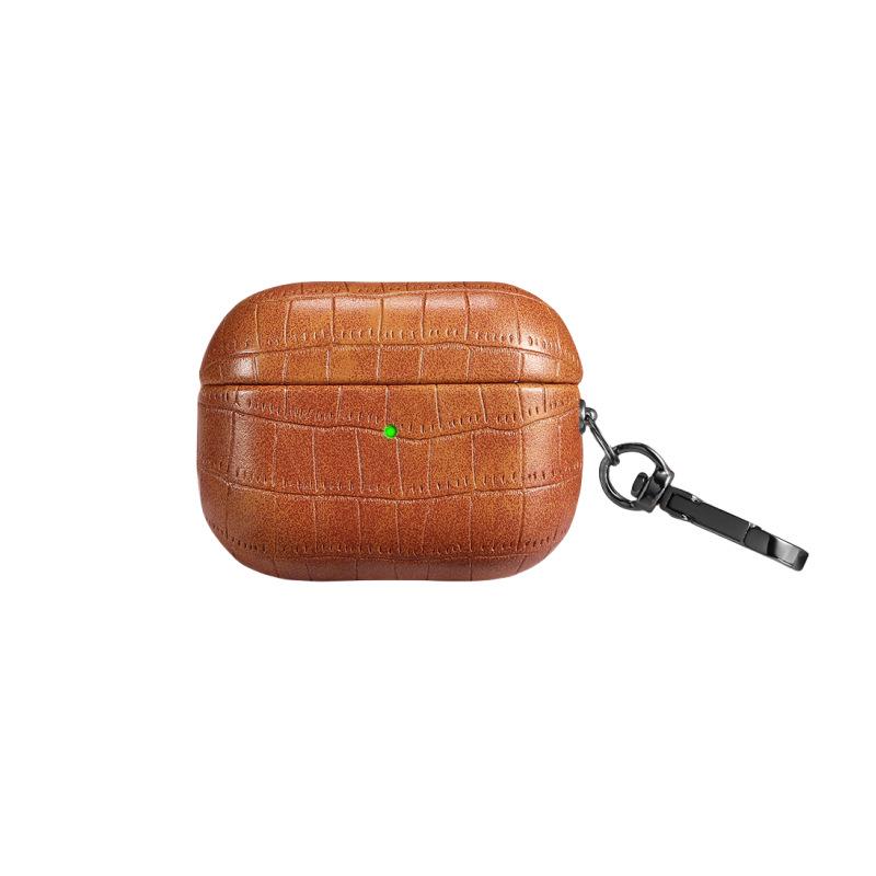 Apple AirPods Pro Crocodile Skin Bluetooth Case: 2nd, 3rd, 4th Gen Compatible