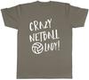 Crazy Netball Lady Unisexs Unisex TShirt Tee