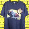Vintage 2001 Harry Potter T Shirt Philosopher's Stone Hogwarts Express Joanne Rowling Fantasy Novels Wizarding World Film Merch Tee Size L