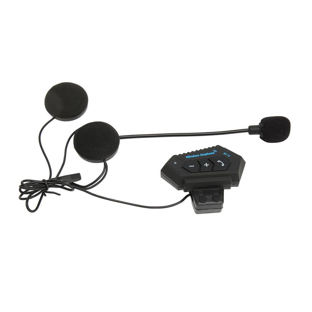 Motorcycle Helmet Bluetooth Headset Adjustable Volume Noise Reduction IP67 Waterproof Helmet Bluetoo