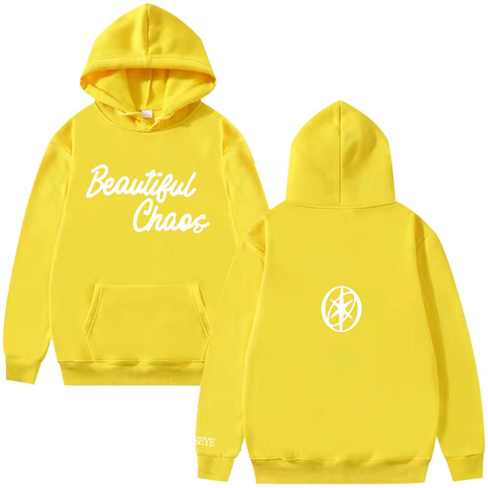 KATSEYE BEAUTIFUL CHAOS Mikina Módní Ležérní Mikina pro Fanoušky Dárky Módní Streetwear Dámské Pánské Dlouhý Rukáv Mikiny Pulovry
