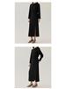 Spring/Summer Heavy Silk High-Waisted Midi Skirt