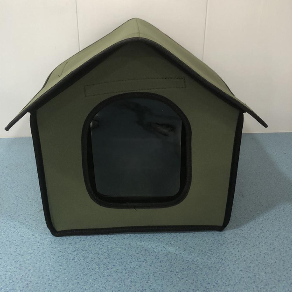 Foldable Cat House Outdoor Waterproof Rainproof Detachable Pet Cave Nest Tent Accessories For Kitten Puppy