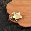 Mini Brass Cute Turtle Tea Pet Love Turtle Animal Room Decoration Copper Figurines Home & Garden Vintage Decoration