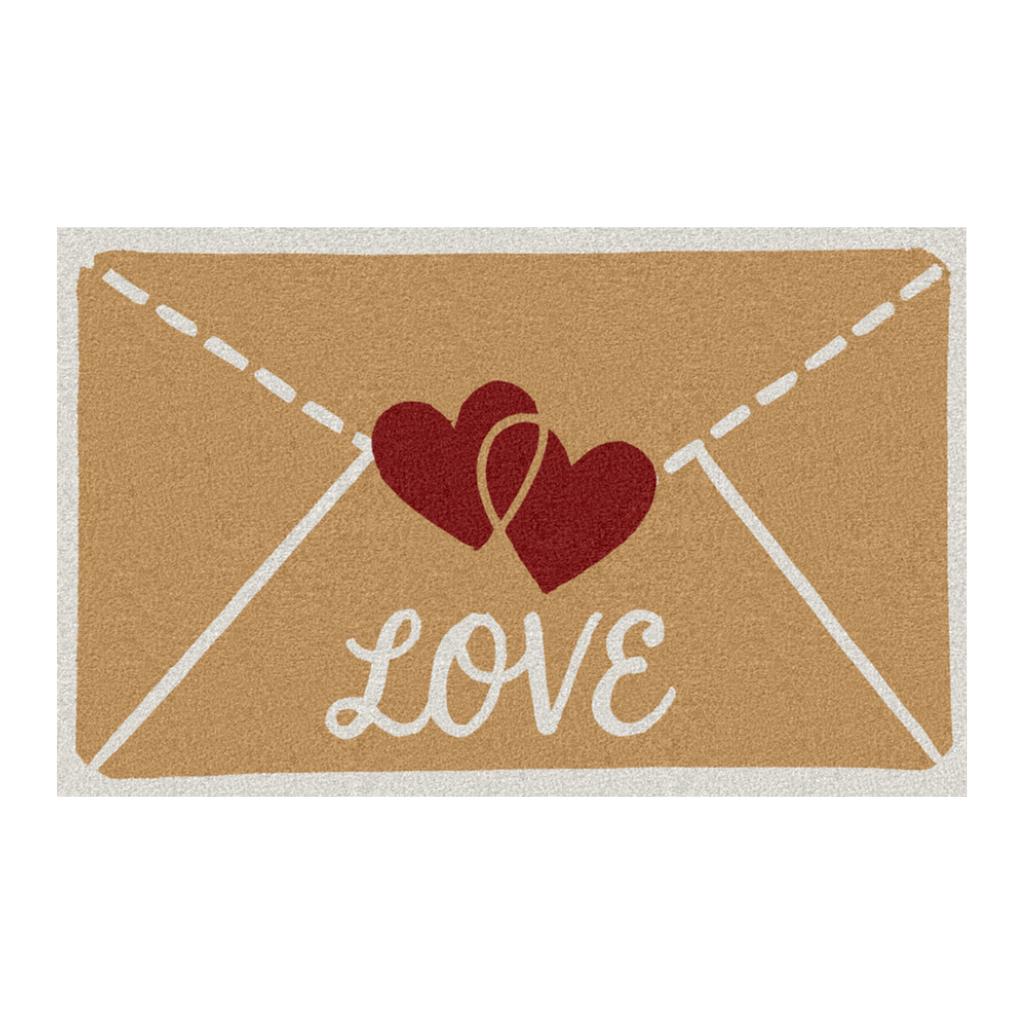 Valentine's Day Love Envelope Door Mat, Entrance Mat,  Floor Mat, Carpet