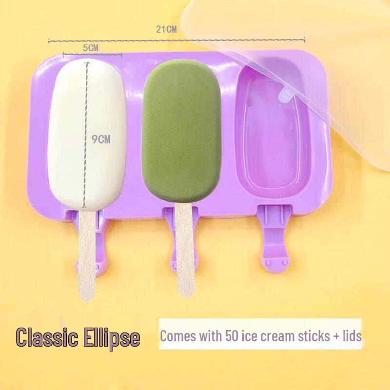 Food-Grade Silicone Ice Cream Popsicle Mold