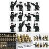 Special Forces Mini Action Figures Complete Set Of 12 With Movable Joints And Weapons
