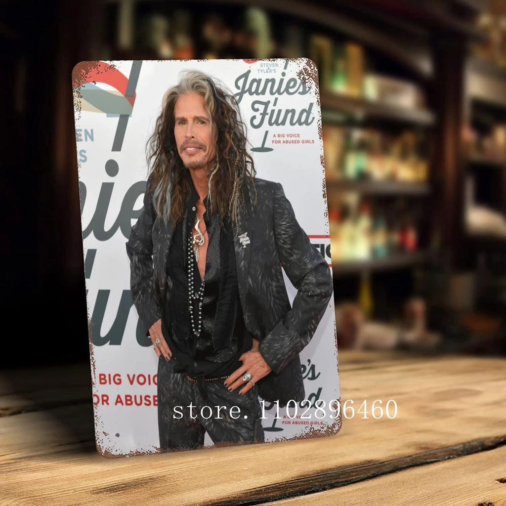 Steven Tyler Metal Plaques & Signs wall decor Vintage Tin Signs Captain Metal Poster Decor for Bar Pub Club Wall Decoration