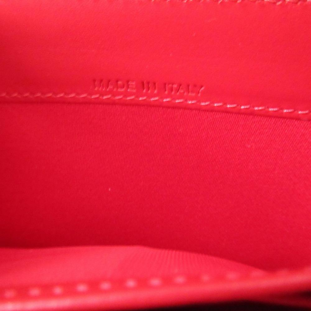 Used AUTHENTIC Christian Louboutin 3175230 Studs Panettone Long Wallet Leather
