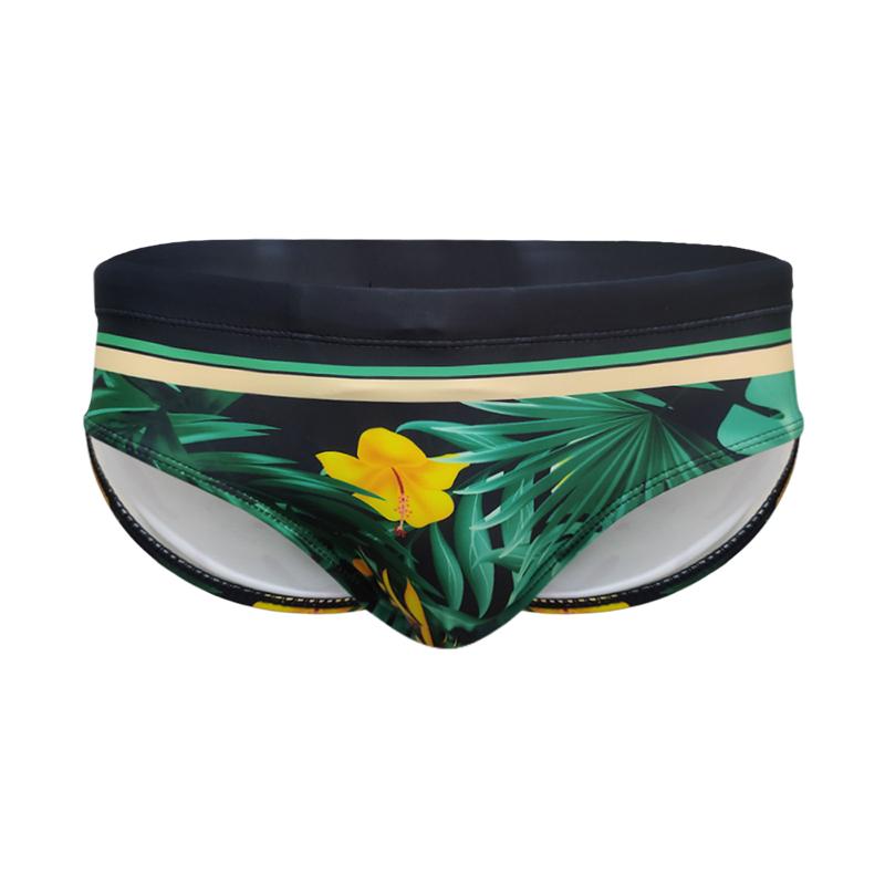 UXH Brand Men Swim Briefs Low Waist Tight Fit Sexy Swimwear Beach Wear Tanning Surfing