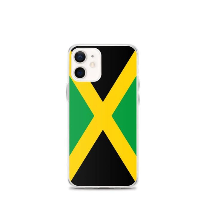 Coque Télephone Drapeau Jamaïque - iPhone 12 mini