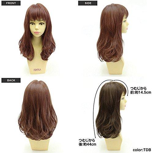 All Frill Curl Midi Heat-Resistant Daily Maroon