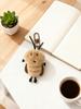 Adorable Plush Animal Bag Charm with Squeaker