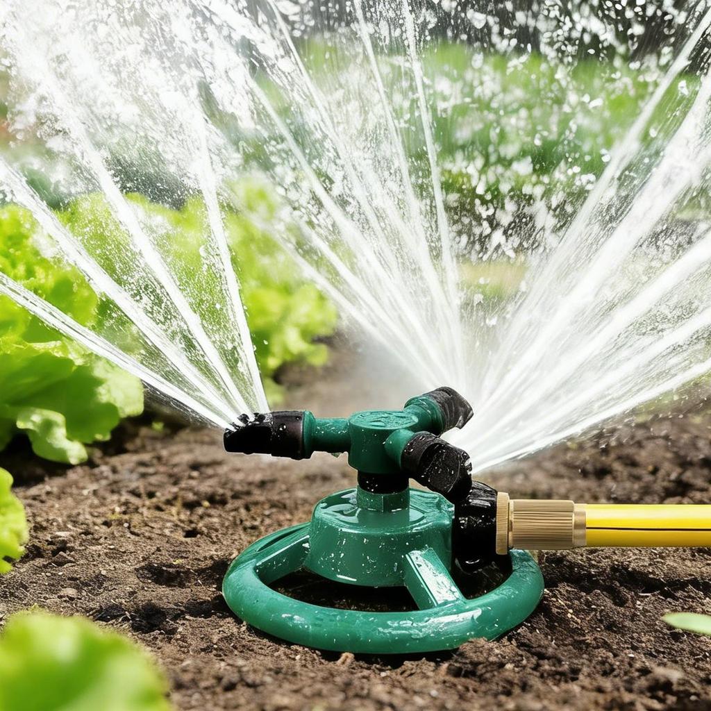 Patio Sprinkler, Rotating Garden Sprinkler, Large Area Coverage, Suitable For Children And To Play In.