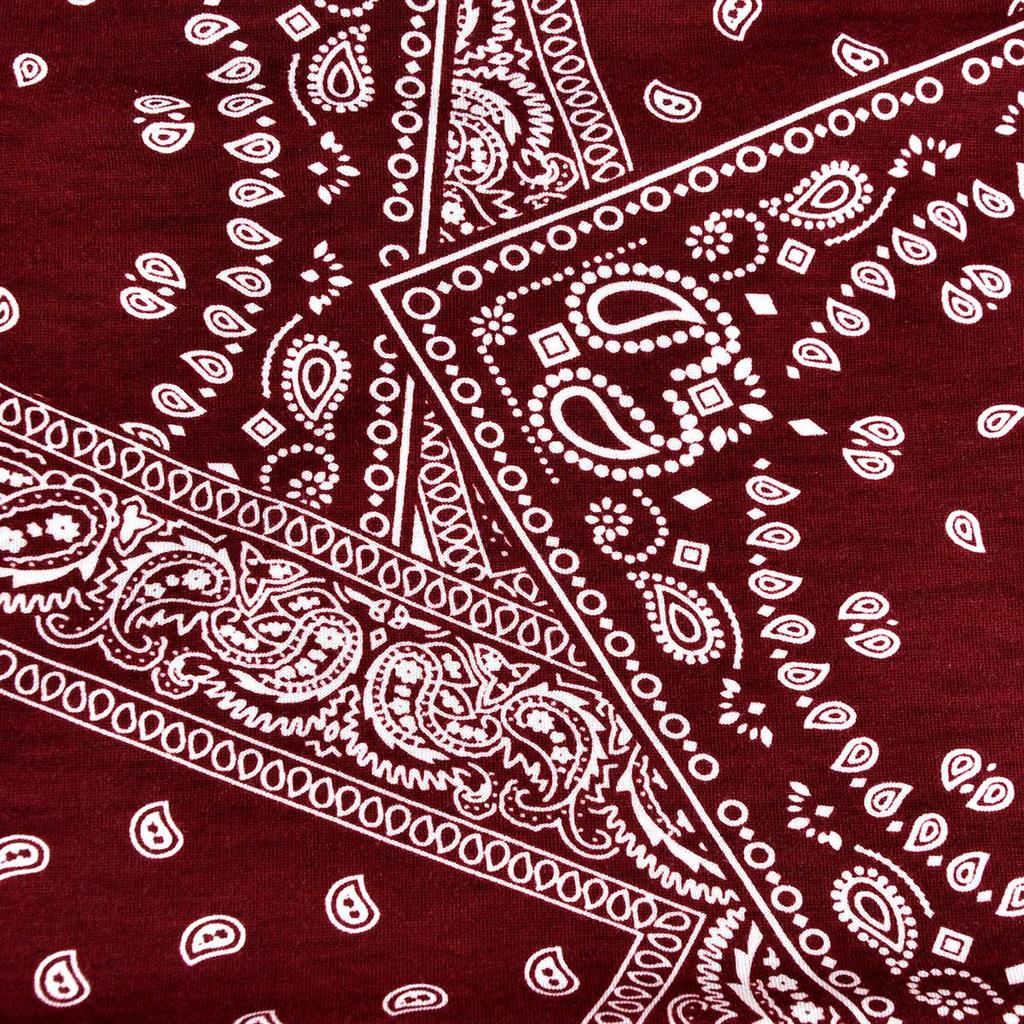 Unisex Paisley Cotton Cuffed Beanie: Spring/Summer Double Layer Stretch for Trendy Street Dance Fashion