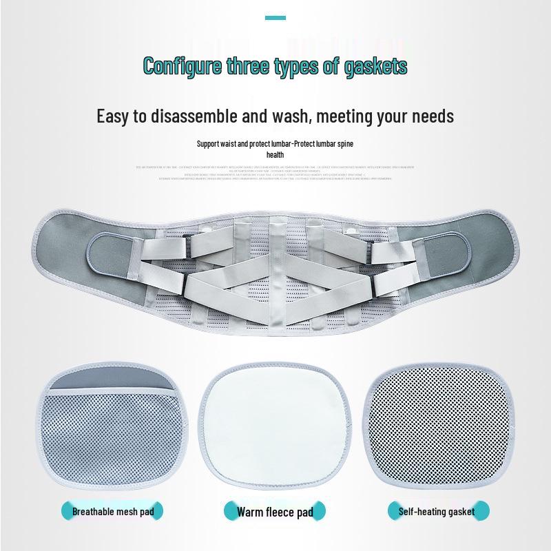 Lumbar Support Belts: Steel Plate, Breathable for Herniated Discs, Fixation & Outdoor Sports. Small