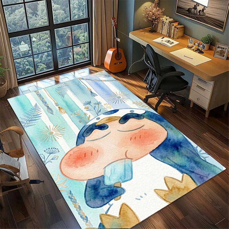 

Crayon Shin-chan Floor Mat Non Slip Washable Large Area Rug Gamer Room Bedroom Decor 60x90cm