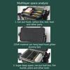 Adjustable Dividers Fishing Tackle Boxes Baits Lure Hook Accessories Box Storage